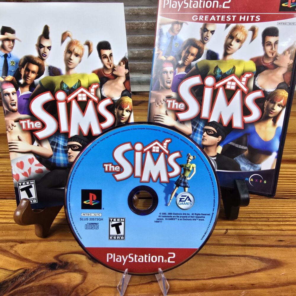 The Sims Greatest Hits - Sony Playstation 2 Pristine Tested Authentic minty!